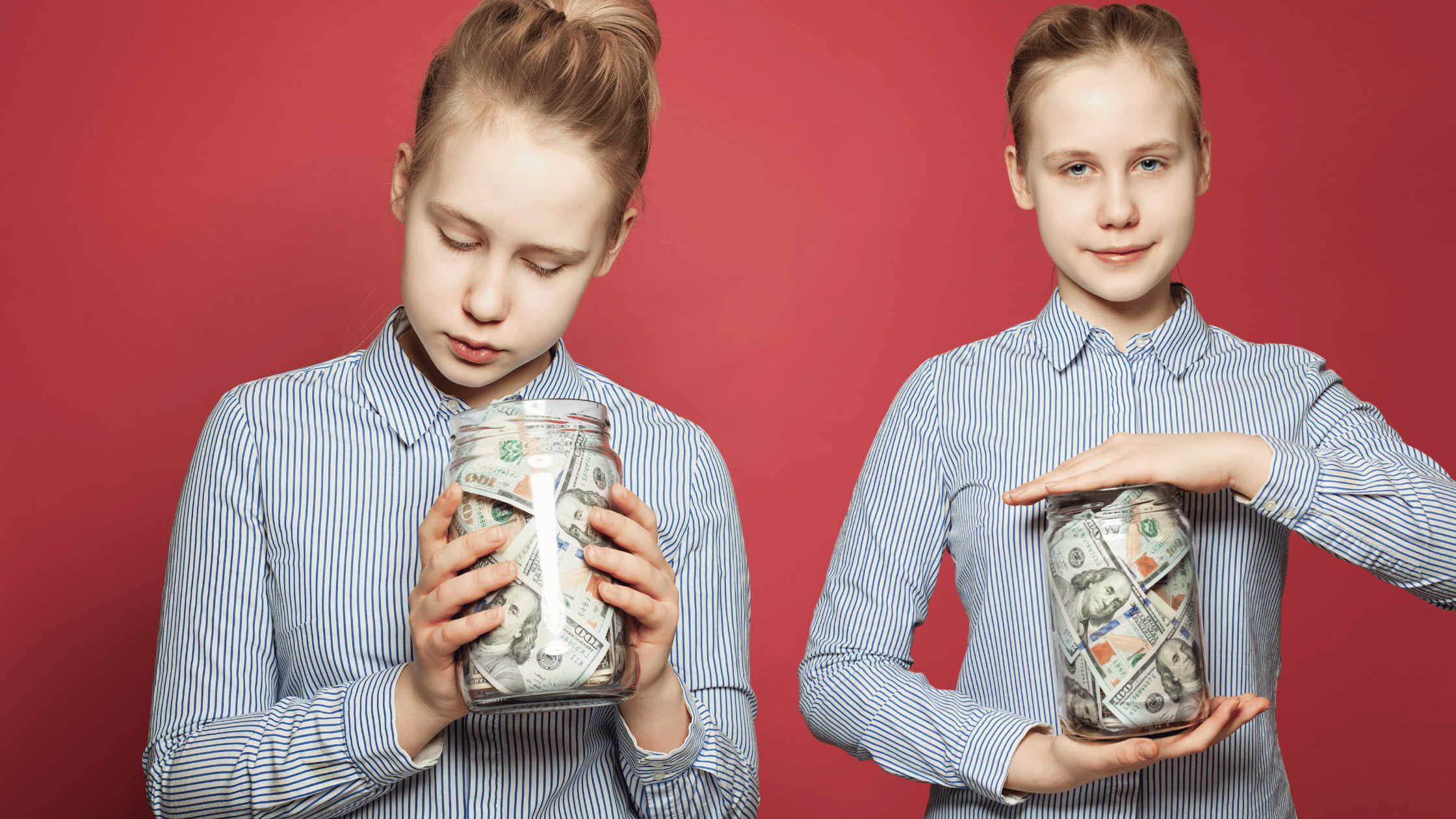 Social Homeschooler – Girl Chosing To Save Money (1)